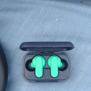 Skullcandy XT Dime Wireless Earbuds - Green and Black NWOT